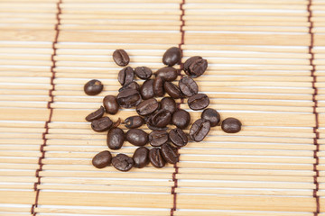 Pile coffee beans