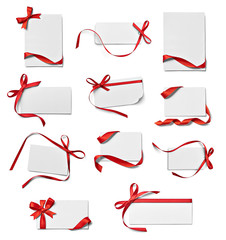 ribbon bow card note chirstmas celebration greeting