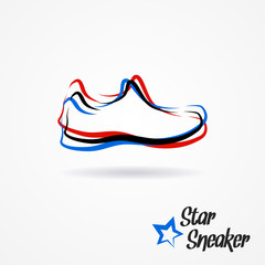Star sneaker logo - 70790838