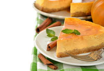 Pumpkin cheesecake