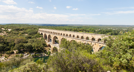 Fototapeta na wymiar Pont du Gard - France