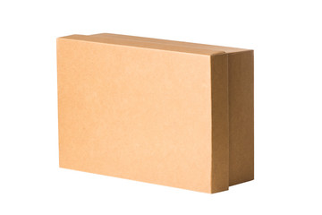 Closed cardboard box