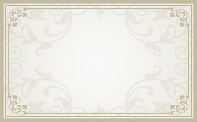 wedding card design, paisley floral pattern , India