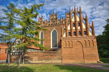 Fototapeta na wymiar Saint Trinity church, Gdansk