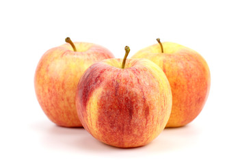 fresh apple isolated on white background.