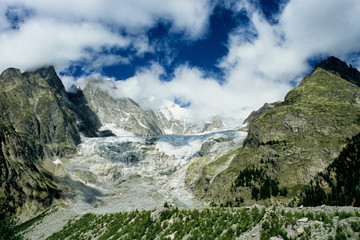 ghiacciaio monte bianco scioglimento ghiacci