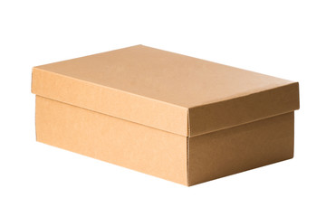 Closed cardboard box