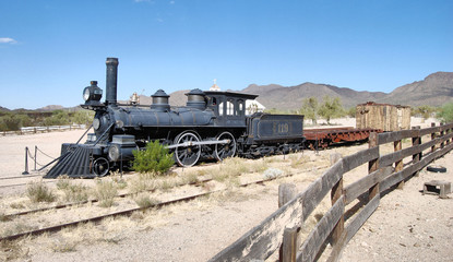 Fototapeta na wymiar Desert Train