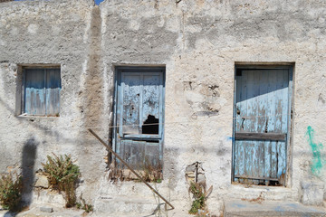 Fototapeta na wymiar Old house in Kefalos
