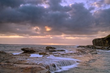 Stormy Sunrise Beach