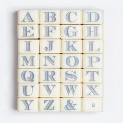 Alphabet stamps