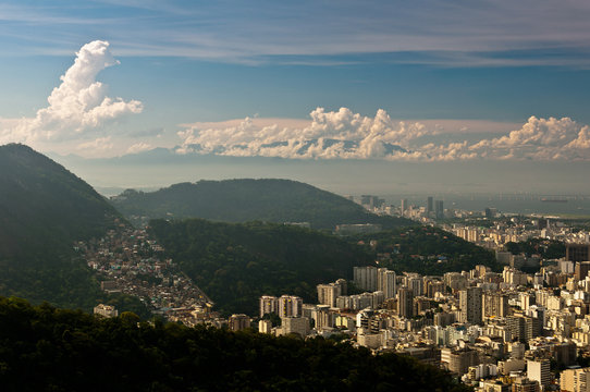 Rio de Janeiro Cityscape with Hills
