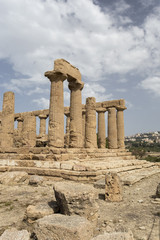 Fototapeta na wymiar Tempio di Giunone, Agrigento - Sicilia