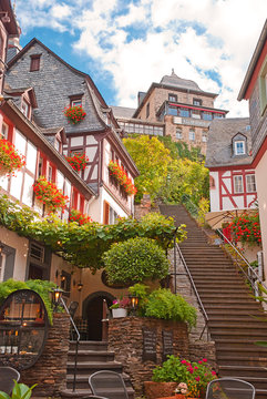 An der Klostertreppe in Beilstein an der Mosel