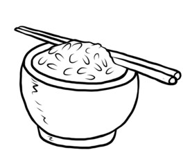 rice and bowl