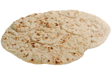 Chapattis on white