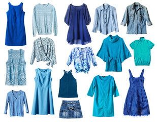 Blue clothes