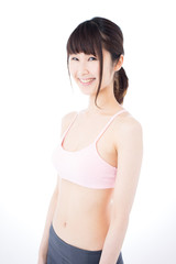 Fototapeta premium フィットネスウェアの女性