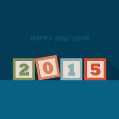 Happy New Year 2015 poster design