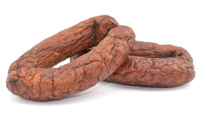 slightly dried sausage