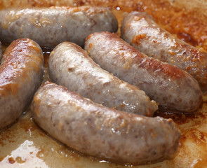 frying Sausages