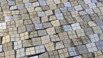 concrete tiles