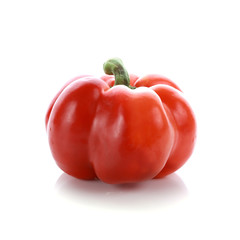 pepper on white background