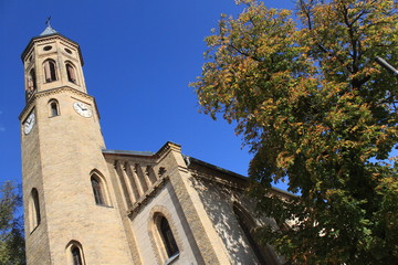 Fototapeta na wymiar St. Michaelkirche im märkischen Woltersdorf
