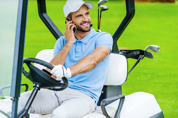 Obraz premium Great day to play golf!