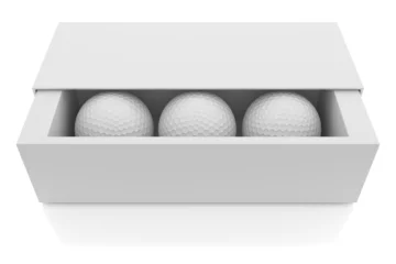 Crédence de cuisine en verre imprimé Sports de balle Golf balls