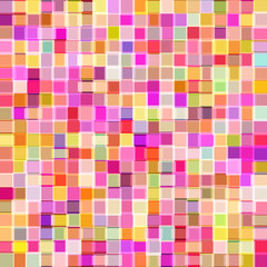Background with cubes of different colors. Raster