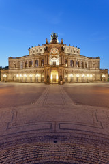 Dresden - Germany - In front of the semper opera