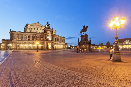 Dresden - Germany - At the Semper opera