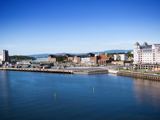 Fototapeta na wymiar Oslo harbour