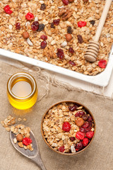 Granola. Top view. See series.