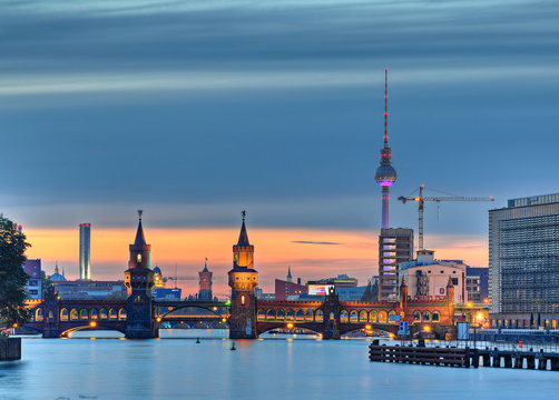 Fototapeta Oberbaumbrücke Berlin