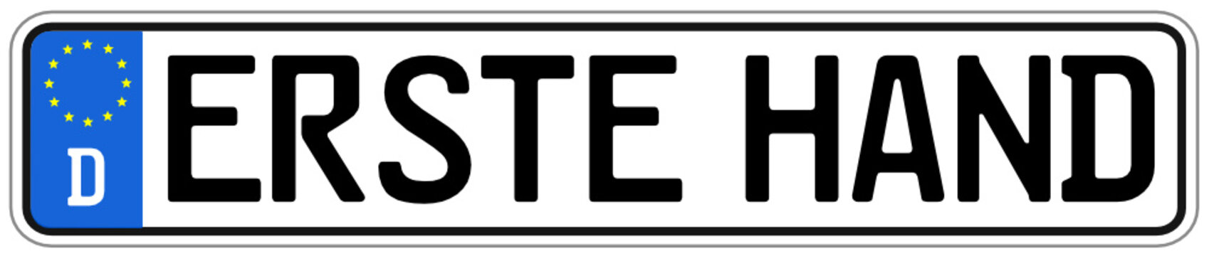 Erste Hand Schild  #140928-svg03