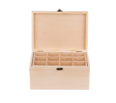Wooden box for billiard balls.
