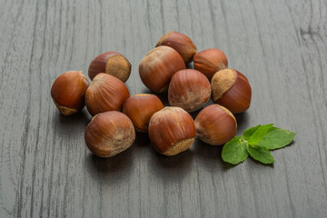 Hazelnut heap