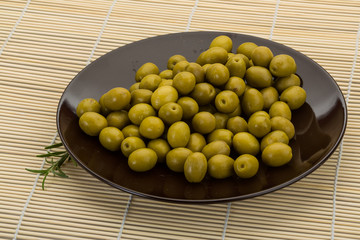 Green olives