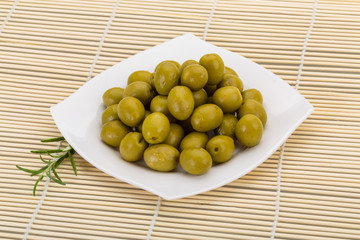 Green olives