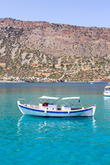 Fototapeta na wymiar Bay of Elounda, Crete