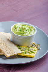 Avocado-Buttermilk Green Goddess Dip