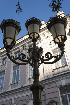 Fototapeta vintage street lamp