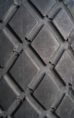 Background texture of used car tire