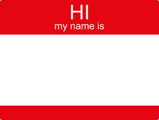 Obraz premium Namensschild