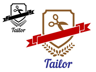 Tailor or sewing emblem