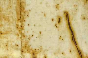 Rusty metallic surface