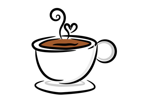 Hot coffee cup