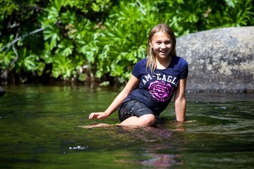 Playing in the River